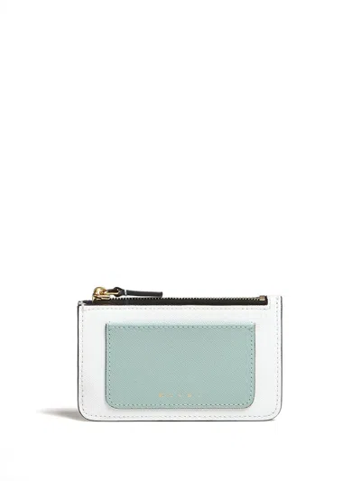 Marni Embossed-logo Cardholder Wallet In Z120n