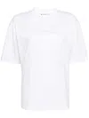 Marni Padded-logo Organic-cotton T-shirt In White