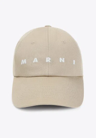 Marni Logo-embroidered Baseball Cap