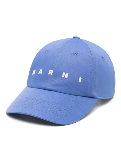 MARNI LOGO-EMBROIDERED BASEBALL CAP