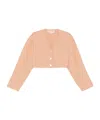 Marni Short Knit V-neck Cardigan In Neutral