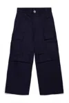 Marni Logo Embroidered Cargo Pants In Black