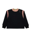 Marni Logo-embroidered Cotton Sweatshirt In Black