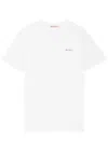 Marni White Cotton T-shirt With Logo Print In White