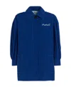Marni Logo-embroidered Jacket In Blue