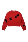 MARNI LOGO EMBROIDERED KNIT JUMPER