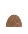 Marni Hazelnut Knit Hand-stitched Logo Beanie