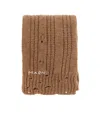Marni Logo Embroidered Knitted Scarf