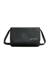 Marni Flap Trunk Shoulder Bag With In Black