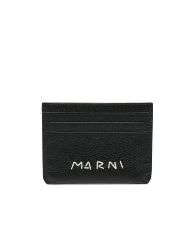 MARNI MARNI LOGO DETAILED CARD CASE