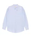 Marni Logo-embroidered Shirt In Blue