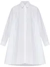 Marni Knee Length Dress A-line Silhouette In Weiss