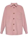 Marni Wool Short Coat In Pink