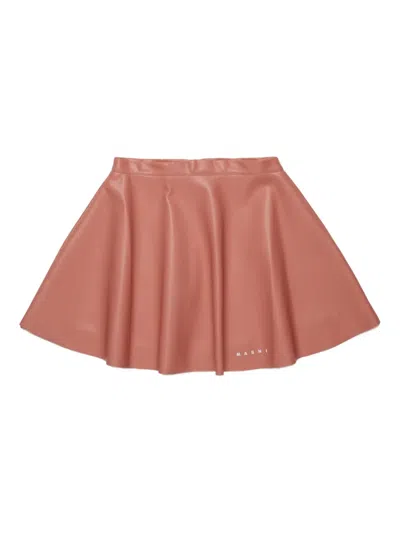 Marni Logo-embroidered Skirt