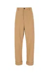 MARNI LOGO EMBROIDERED TAILORED TROUSERS