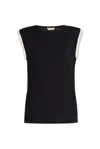 Marni Logo-embroidered T-shirt In Black