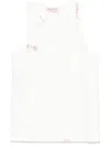 Marni White Fitted Tank Top In White