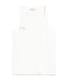 Marni White Fitted Tank Top In White