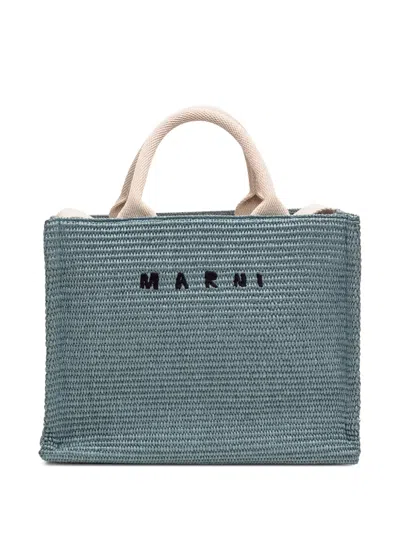 MARNI LOGO-EMBROIDERED TOTE BAG