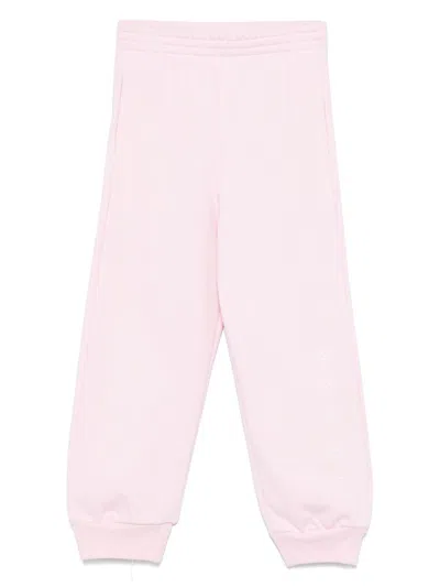 Marni Kids' Logo-embroidered Track Pants In Pink