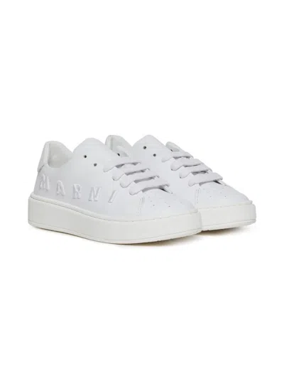 MARNI LOGO-EMBROIDERED TRAINERS