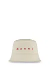 Marni Logo-embroidered Gabardine Bucket Hat