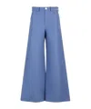 Marni Wide-leg Trousers In Blue