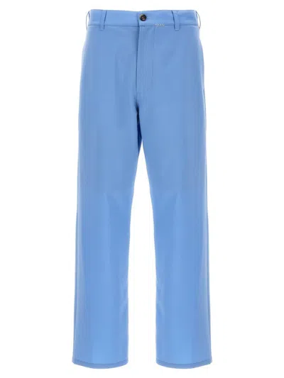 MARNI MARNI LOGO EMBROIDERY PANTS