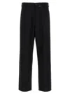 Marni Deep Blue Tropical Wool Trousers With Drawstring Waist