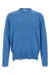 Marni Logo Embroidery Sweater Sweaters And Cardigans Blue