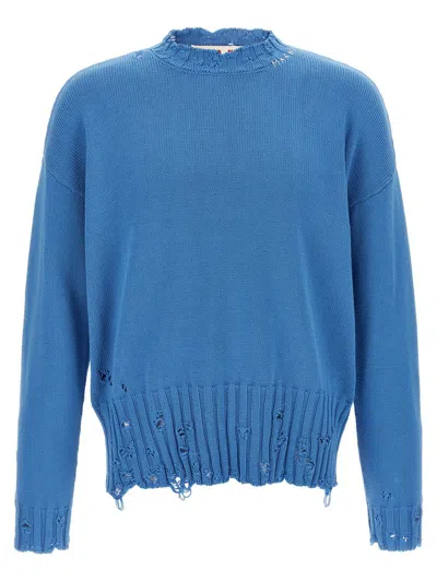MARNI MARNI LOGO EMBROIDERY SWEATER