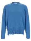 Marni Logo Embroidery Sweater Sweaters And Cardigans Blue
