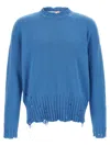Marni Logo Embroidery Sweater Sweaters And Cardigans Blue