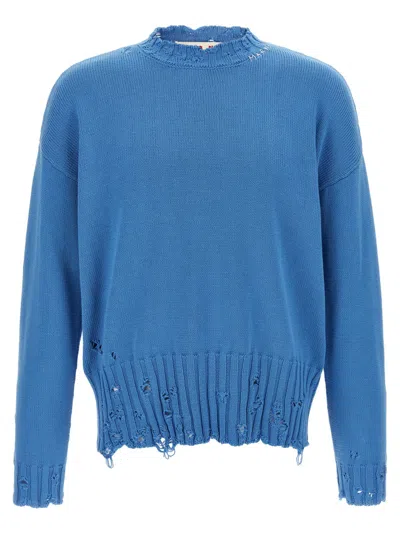 MARNI MARNI LOGO EMBROIDERY SWEATER