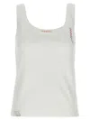 Marni White Poplin Sleeveless Top