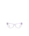 Marni Logo Flat Mirror In Blue