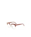Marni Logo Flat Mirror In Brown