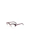 Marni Logo Flat Mirror In Red