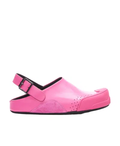 MARNI LOGO FLAT-SOLED SANDALS