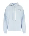 Marni Logo Hooded Sweater In Blue