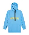 Marni Oversize Hooded Sweatshirt Women In Blue