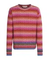 Marni Logo Intarsia-knit Wool Sweater In Orangered
