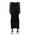 Marni Logo-jacquard Midi Skirt In Black