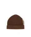 Marni Virgin Wool Beanie Hat In Brown