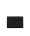 Marni Logo Lettering Wallet In Black