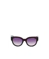 Marni Logo Metal Sunglasses In Purple