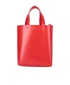 Marni Logo Mini Shoulder Bag In Red