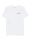 Marni Logo On The Chest Cotton T-shirt In White