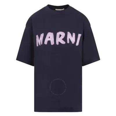MARNI MARNI LOGO ORGANIC COTTON T-SHIRT