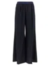 Marni Dark Blue Logo Trousers
